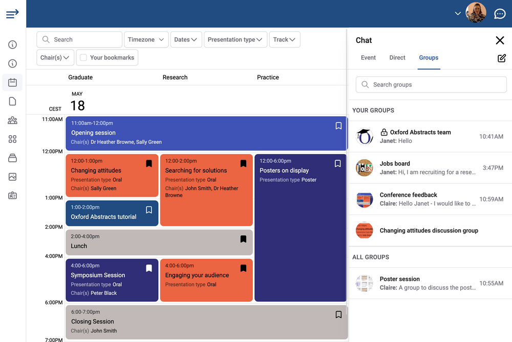 image for post Keep your attendees engaged and connected with the new group chat feature